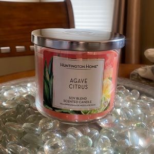 Huntington Home Soy candle Agave citrus.